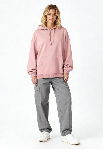 Пуловер с капюшоном