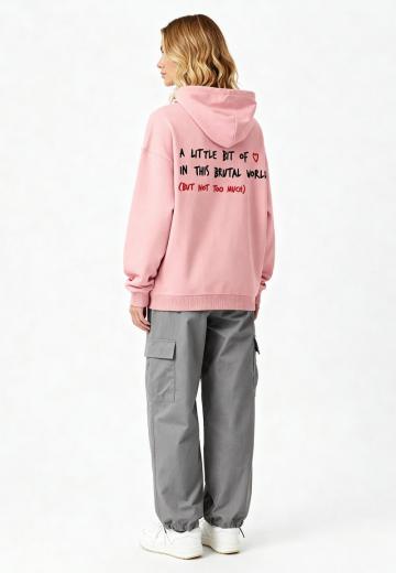 Пуловер с капюшоном