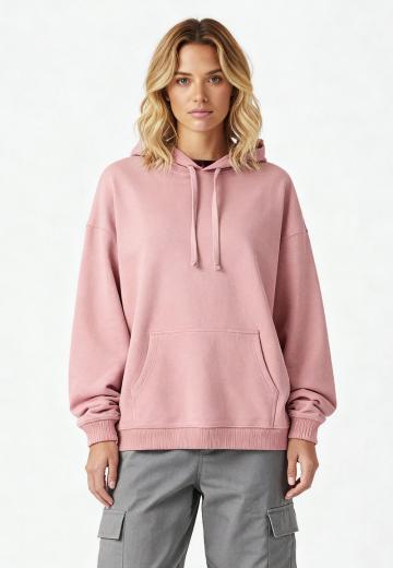 Пуловер с капюшоном