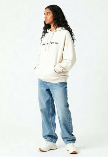 Пуловер с капюшоном