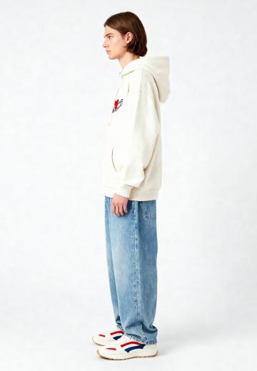 Пуловер с капюшоном