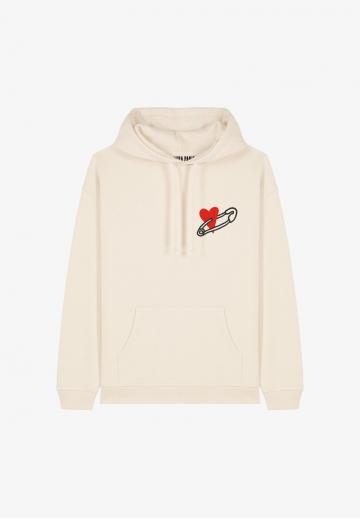 Пуловер с капюшоном