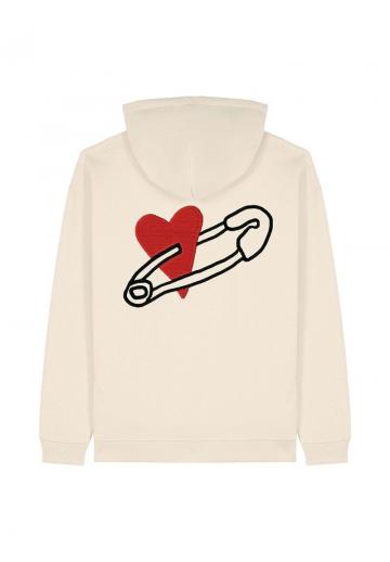 Пуловер с капюшоном