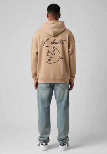 Пуловер с капюшоном