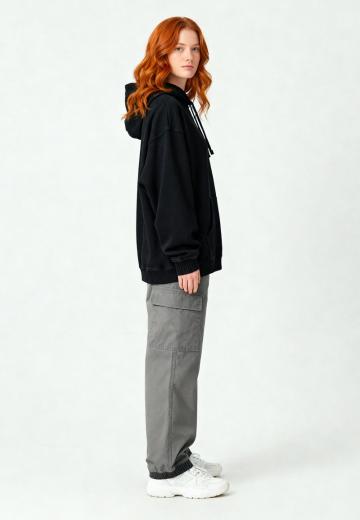 Пуловер с капюшоном