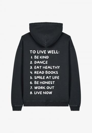 Пуловер с капюшоном