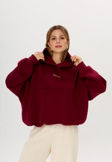 Пуловер с капюшоном