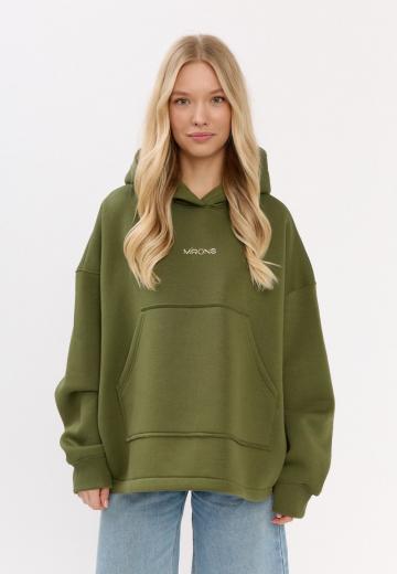 Пуловер с капюшоном