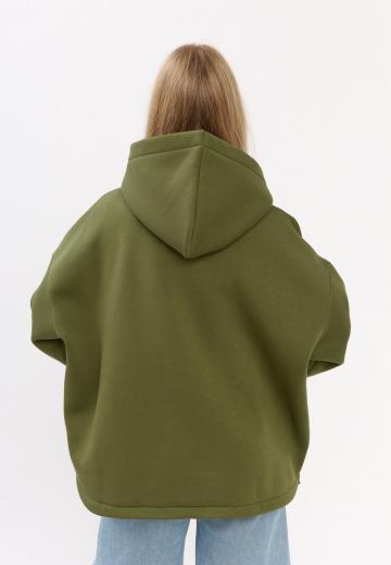 Пуловер с капюшоном