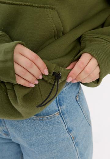 Пуловер с капюшоном