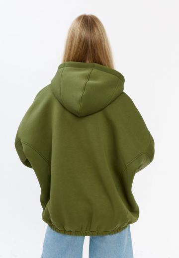 Пуловер с капюшоном