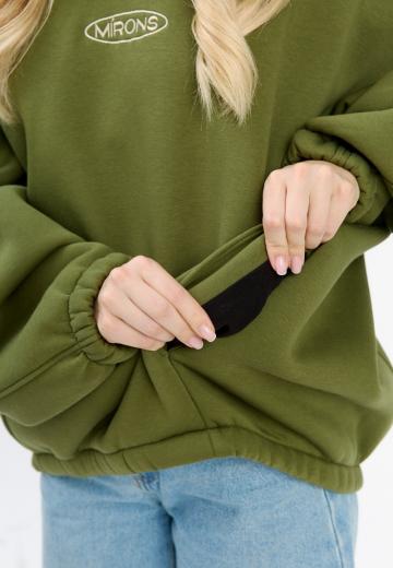 Пуловер с капюшоном