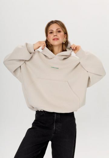 Пуловер с капюшоном