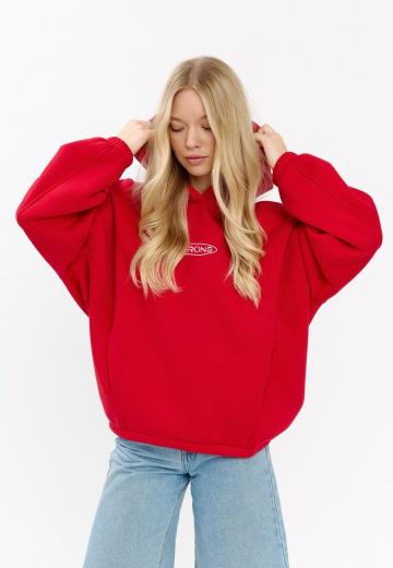 Пуловер с капюшоном