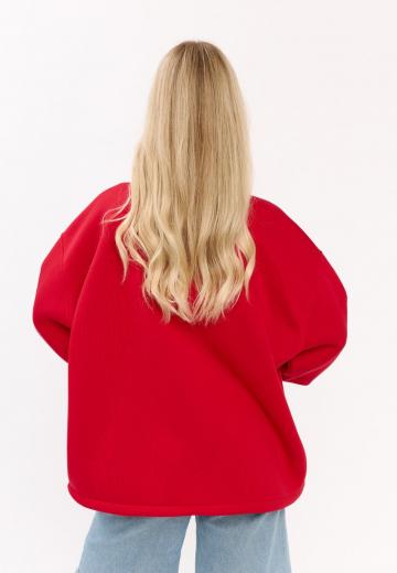 Пуловер с капюшоном