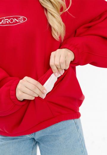 Пуловер с капюшоном