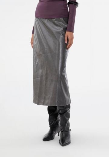 Кожаная юбка