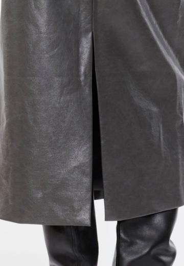 Кожаная юбка