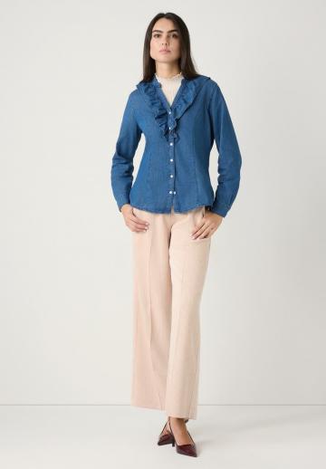 Джинсовая блузка