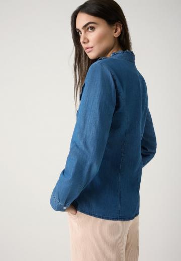 Джинсовая блузка