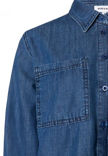 Джинсовая блузка