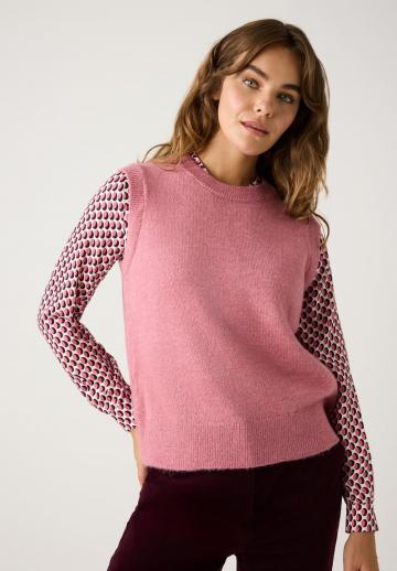 Пуловер без рукавов