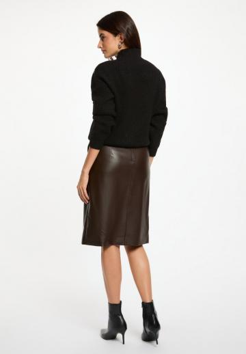 Кожаная юбка