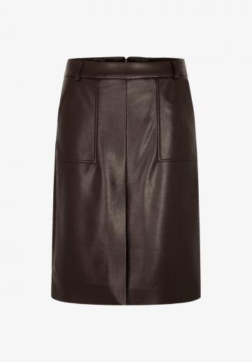 Кожаная юбка