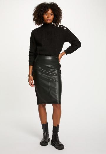 Кожаная юбка
