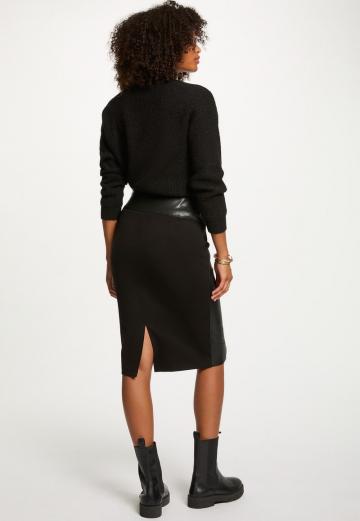 Кожаная юбка