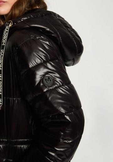 Пальто из искусственной кожи