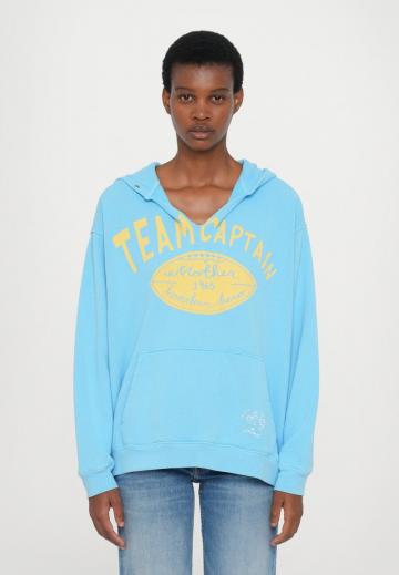 Пуловер с капюшоном