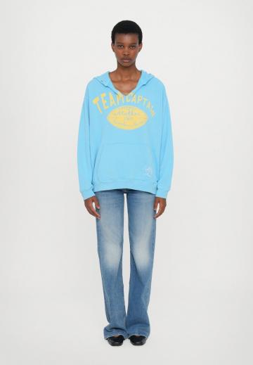 Пуловер с капюшоном