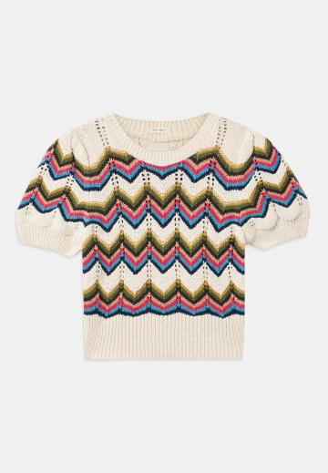 Пуловер с коротким рукавом