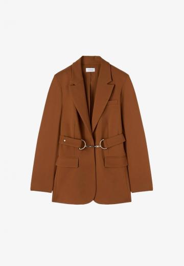 Блейзер с накладными карманами