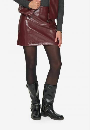 Кожаная юбка