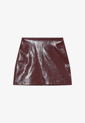 Кожаная юбка