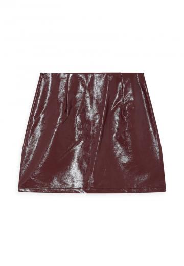 Кожаная юбка