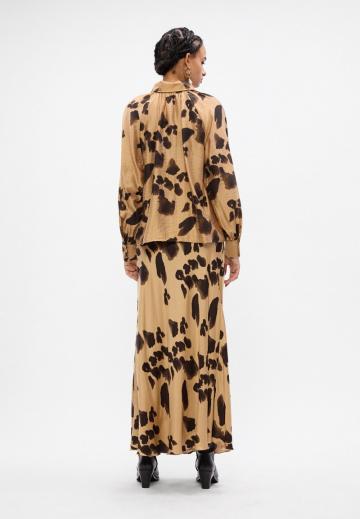 Атласная блузка