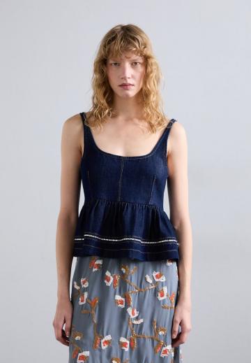 Джинсовая блузка