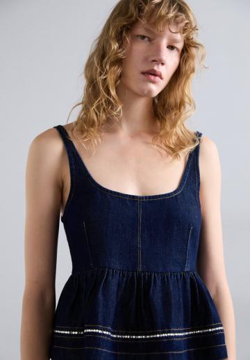 Джинсовая блузка