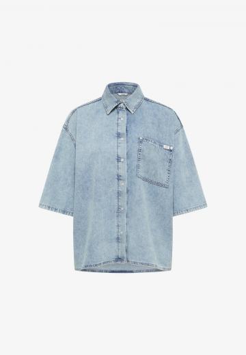 Джинсовая блузка