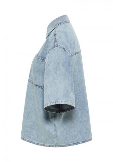 Джинсовая блузка