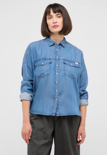 Джинсовая блузка