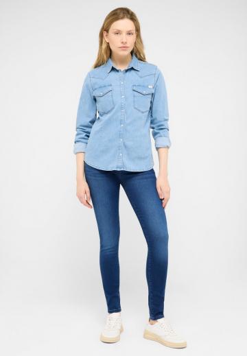 Джинсовая блузка