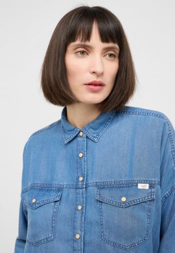 Джинсовая блузка