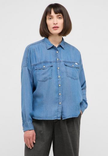 Джинсовая блузка