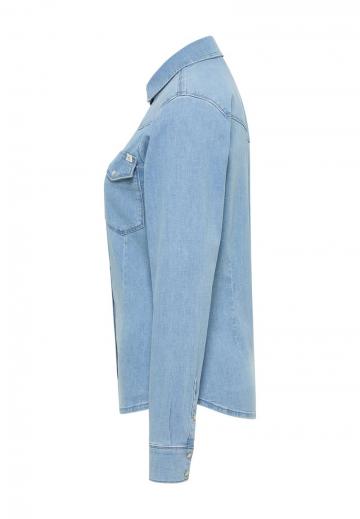 Джинсовая блузка