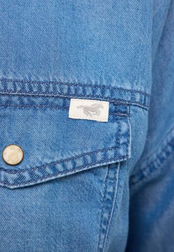 Джинсовая блузка