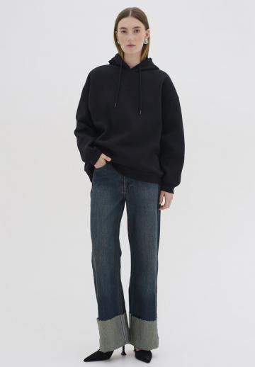 Пуловер с капюшоном